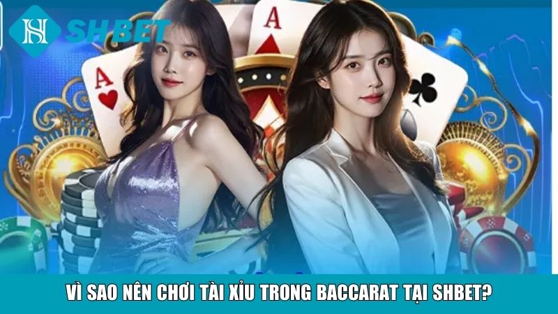 Vì sao nên chơi tài xỉu trong baccarat tại SHBET?